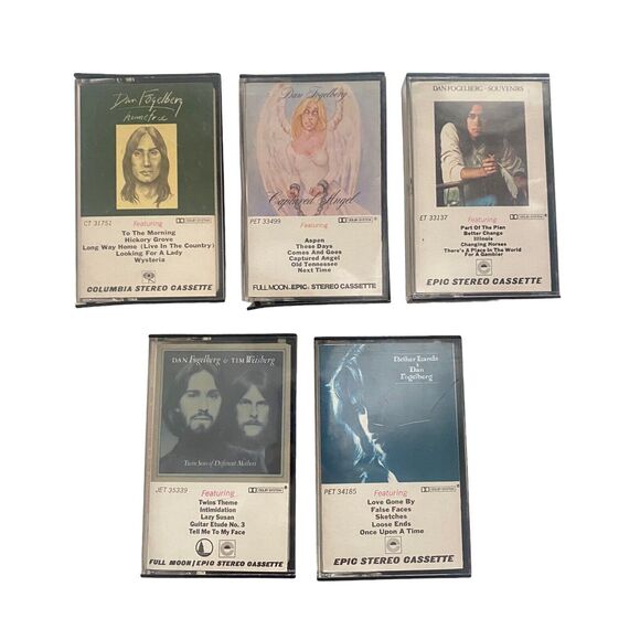 Dan Fogelberg Cassette Tapes Home Free Captured Angel Souvenirs & Tim Weisberg - Picture 1 of 16